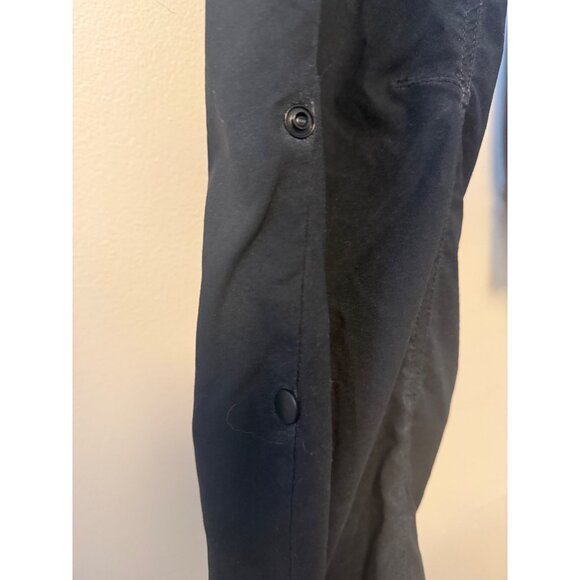 PrAna Halle Convertible Roll Up Pants Black Size 8/10 - Picture 5 of 12